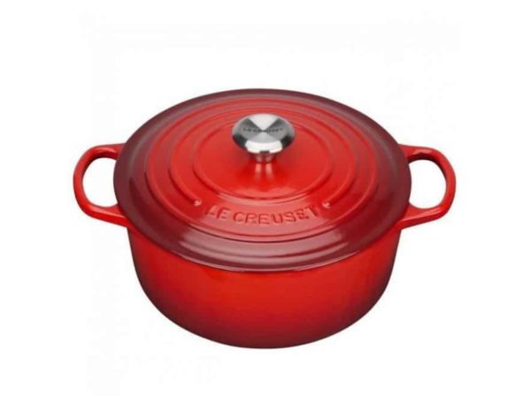 COCOTTE RONDE D.26 LE CREUSET CERISE