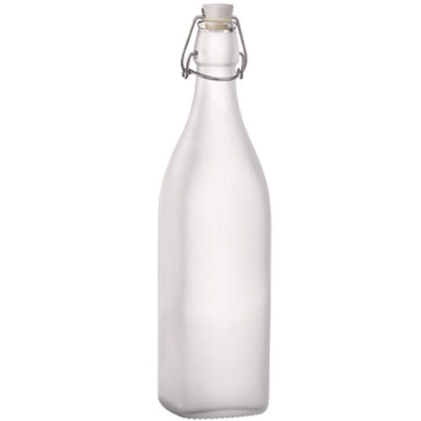 BOUTEILLE EN VERRE SWING GIVRE AVEC BOUCHON 100 CL