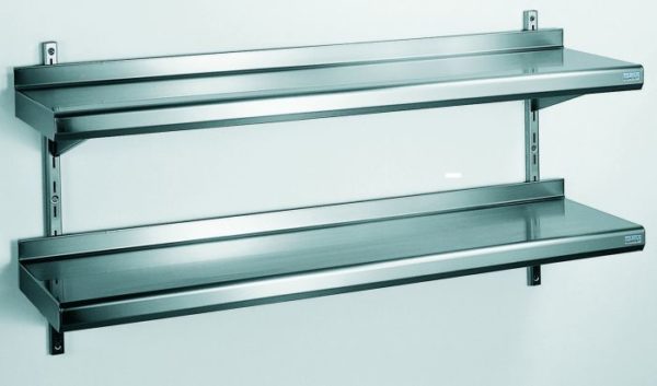 ETAGERE MURALE A CREMAILLERE 2 NIVEAUX TOURNUS