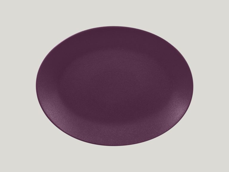 ASSIETTE OVALE PRUNE NEO FUSION