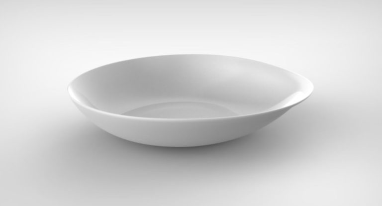 ASSIETTE CREUSE EN PORCELAINE MOVING DIAM. 24 CM – Image 2