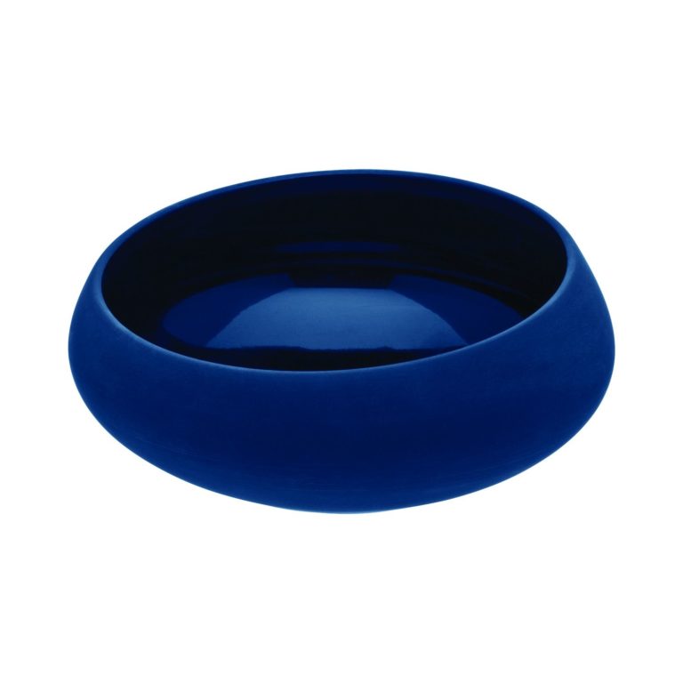 BOL ROND BLEU EN GRES GOURMET 30 CL