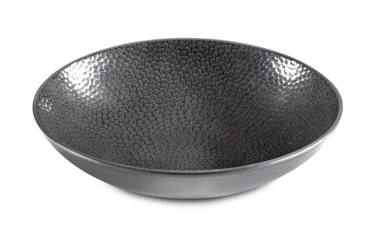 ASSIETTE CREUSE STONE GRIS DIAM. 25 CM