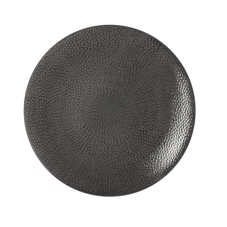 ASSIETTE PLATE STONE DIAM. 27,5 CM